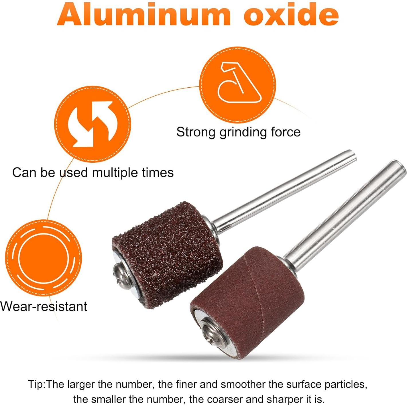 Manguitos de Lijado 200pcs HARFINGTON 9.5mm Grano 240