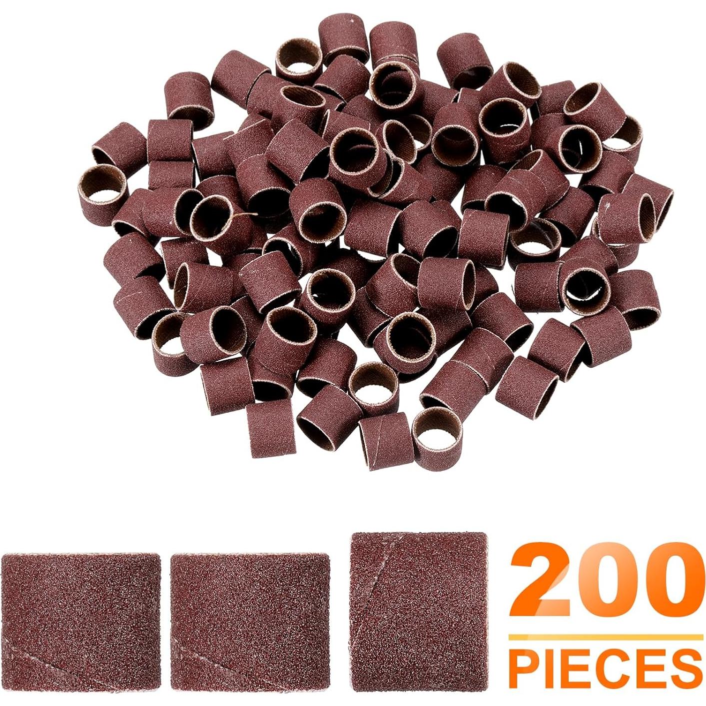 Manguitos de Lijado 200pcs HARFINGTON 12.7mm Grano 240