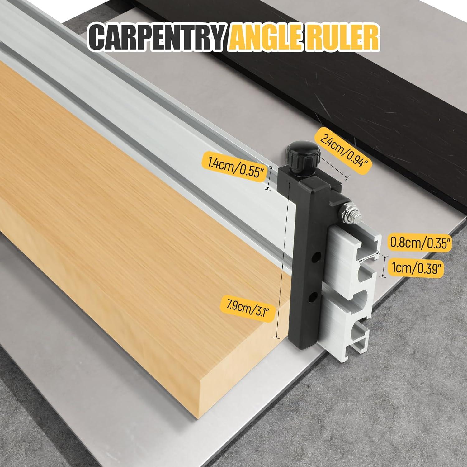 Sistema de Medición de Inglete Bothyi 415mm Ajustable 120°