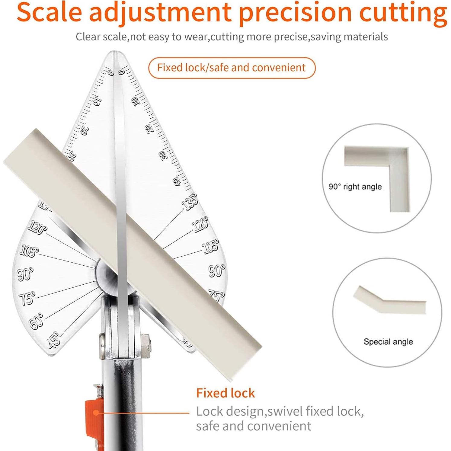 Cortador de Tijeras Ajustables Zeromall 220mm 45-135 Grados