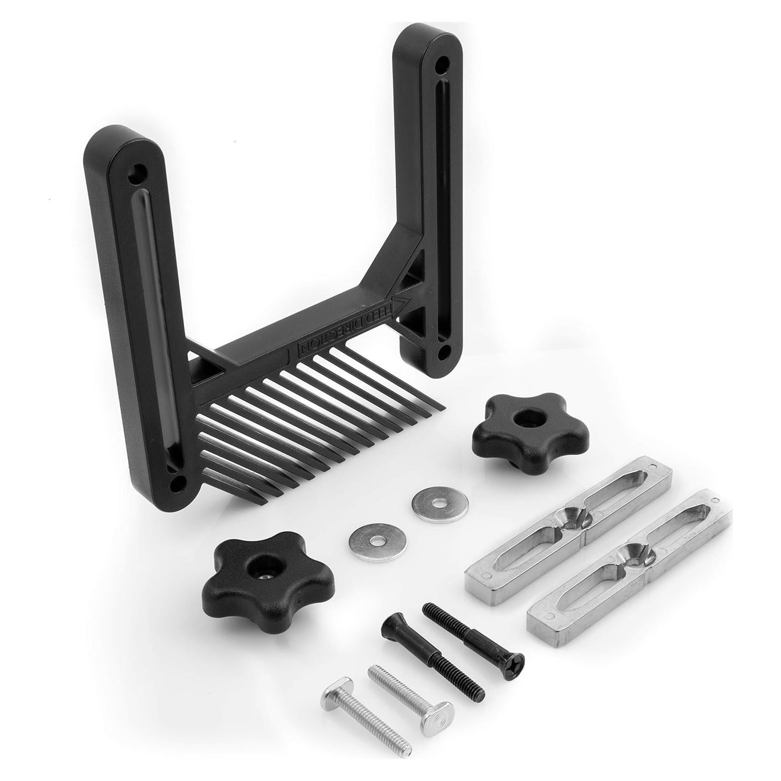 Featherboard Fulton Deluxe con barra de inglete y tornillos T