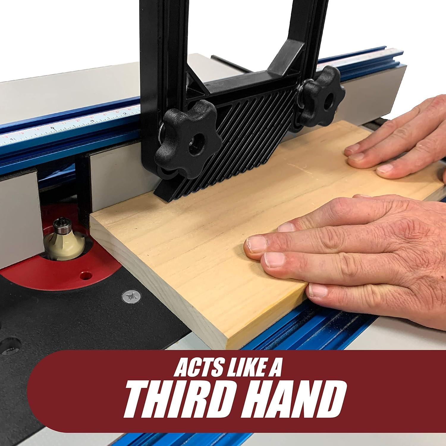 Featherboard Fulton Deluxe con barra de inglete y tornillos T