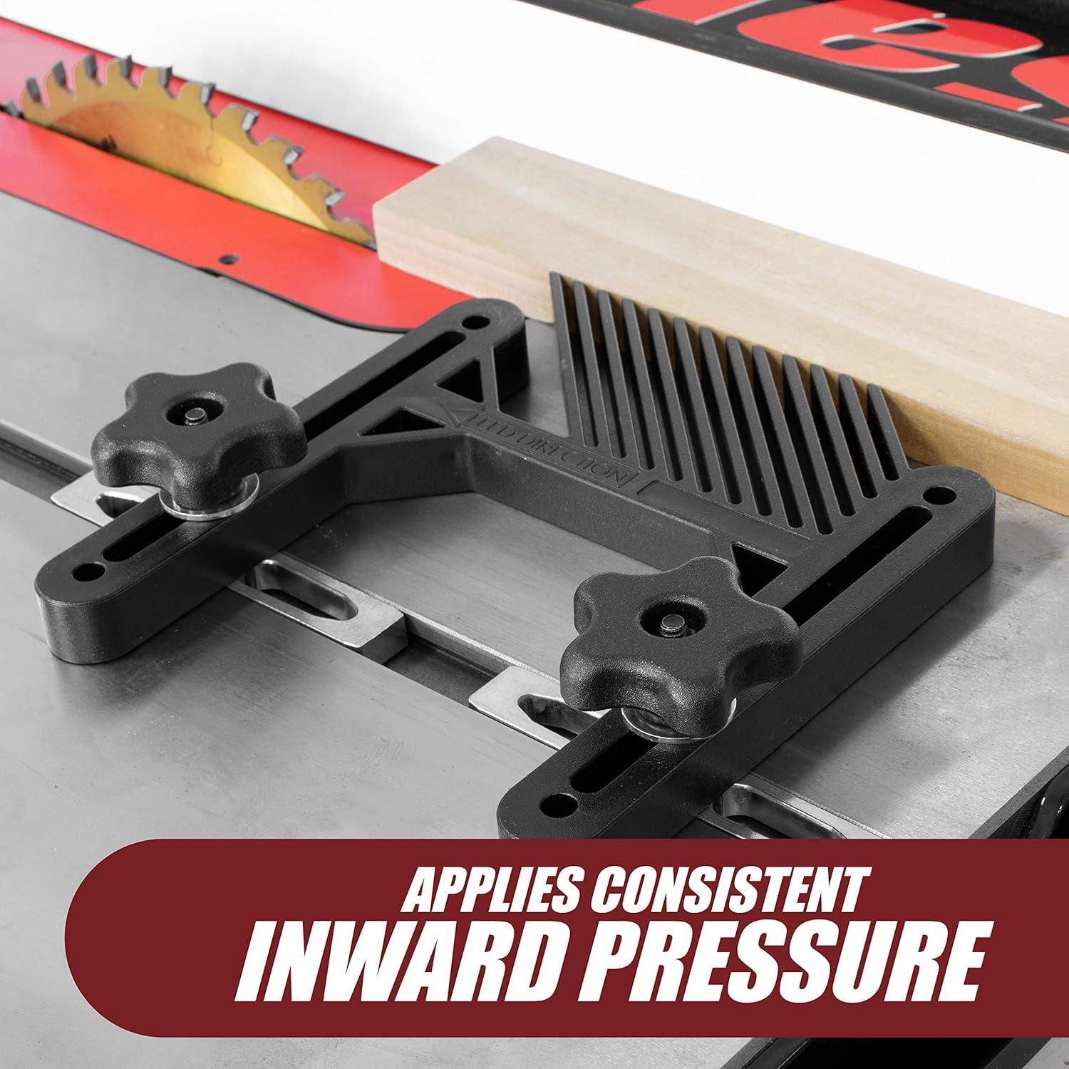 Featherboard Fulton Deluxe con barra de inglete y tornillos T