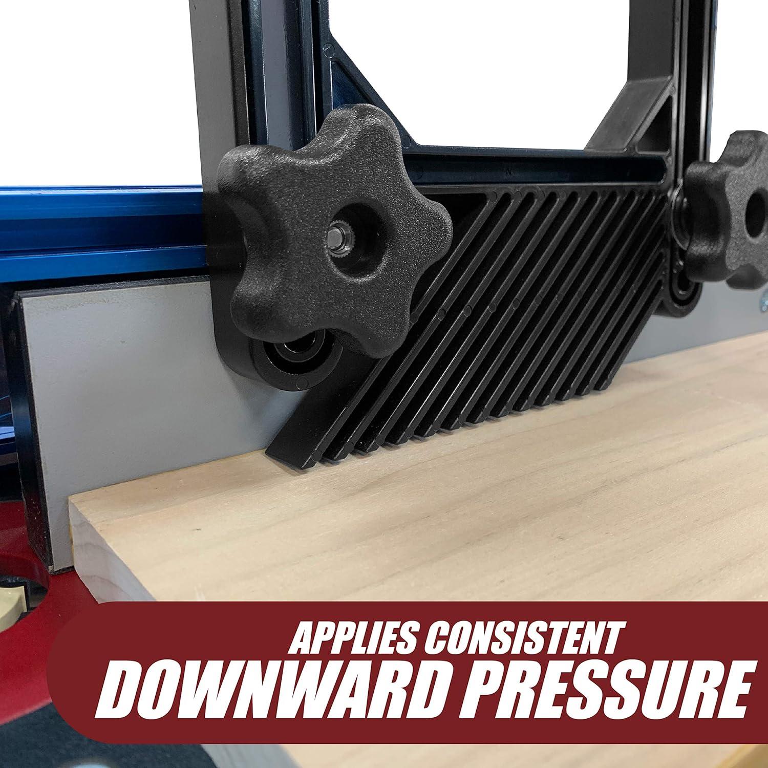 Featherboard Fulton Deluxe con barra de inglete y tornillos T