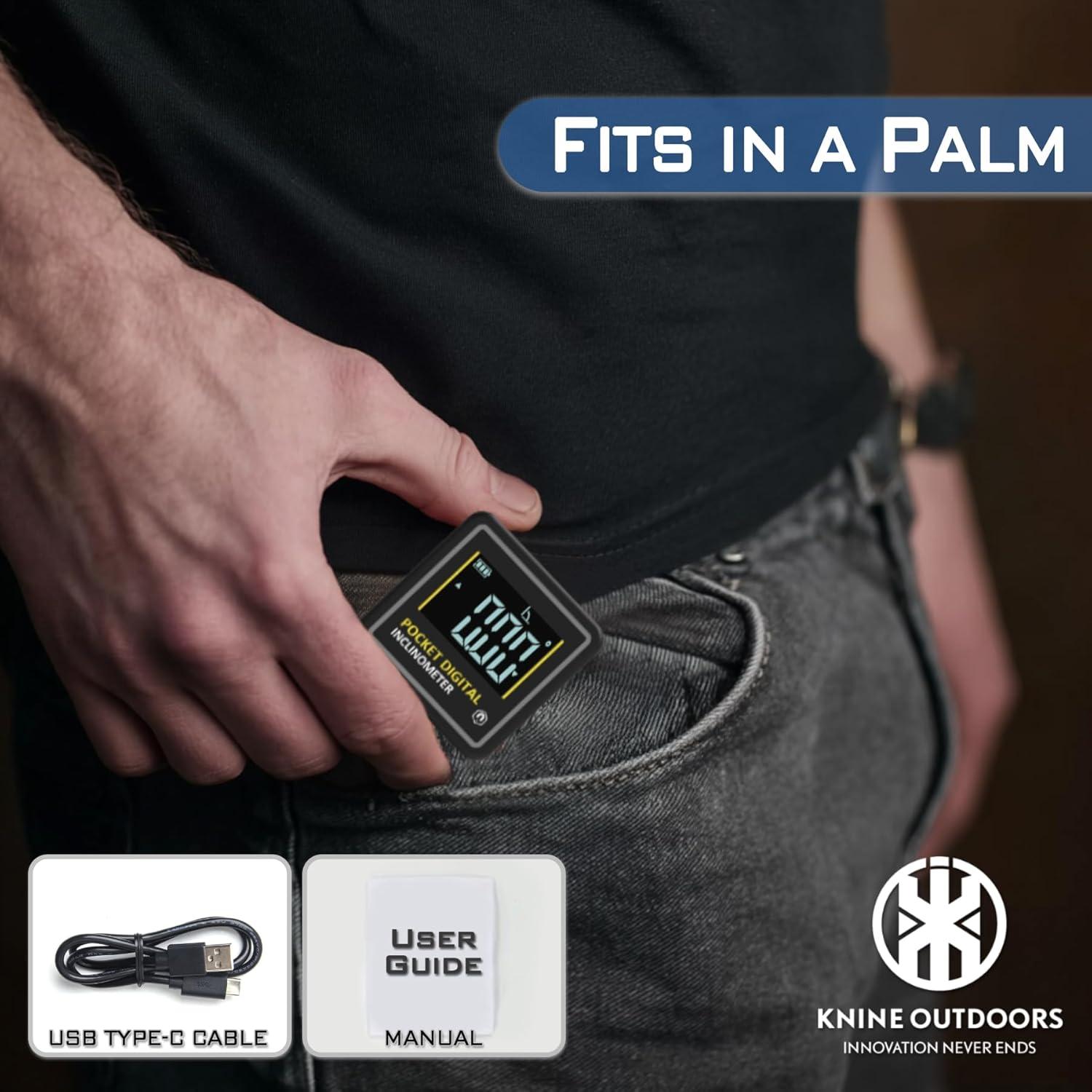 Medidor de Ángulo Digital KNINE OUTDOORS 2 Paquete Precisión
