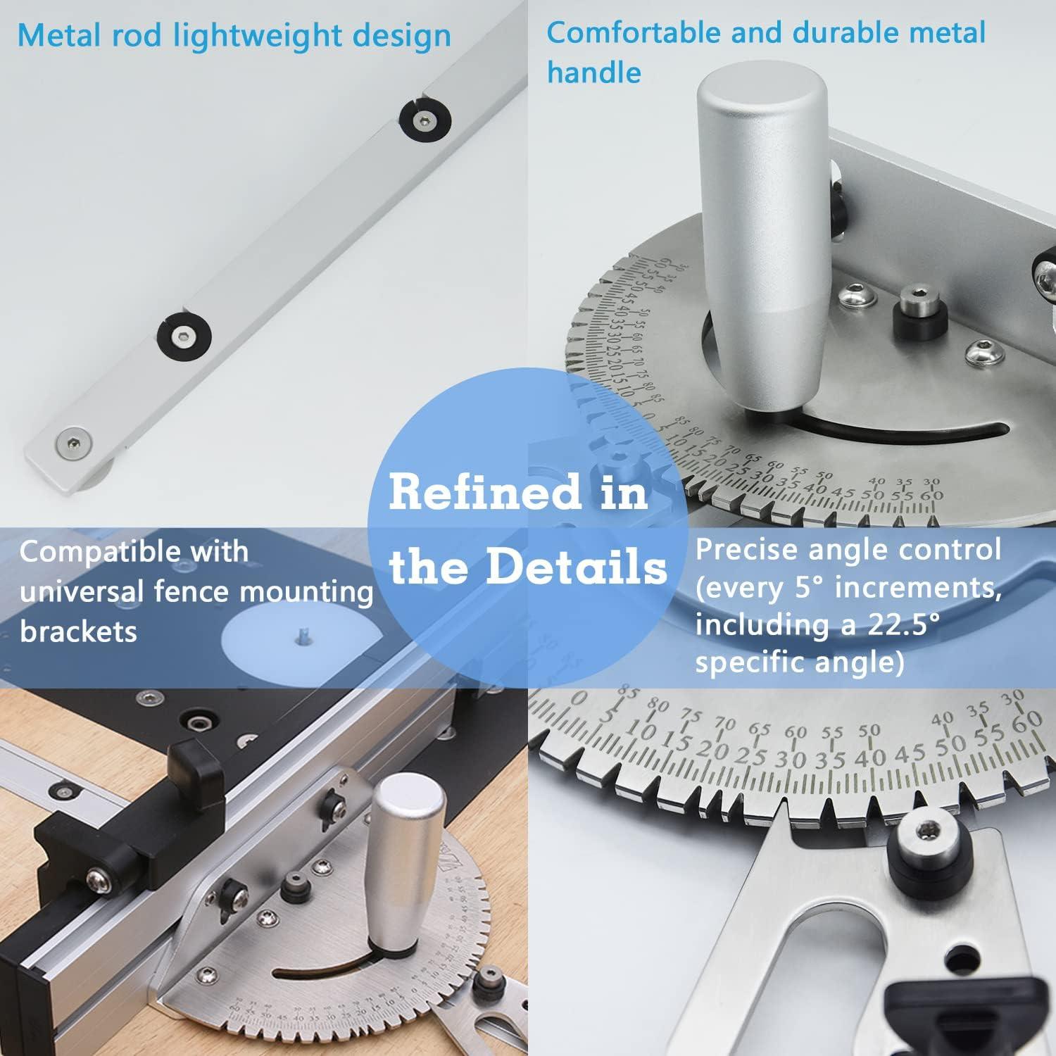Medidor de Inglete de Precisión Kingson 1.02kg 27 Paradas