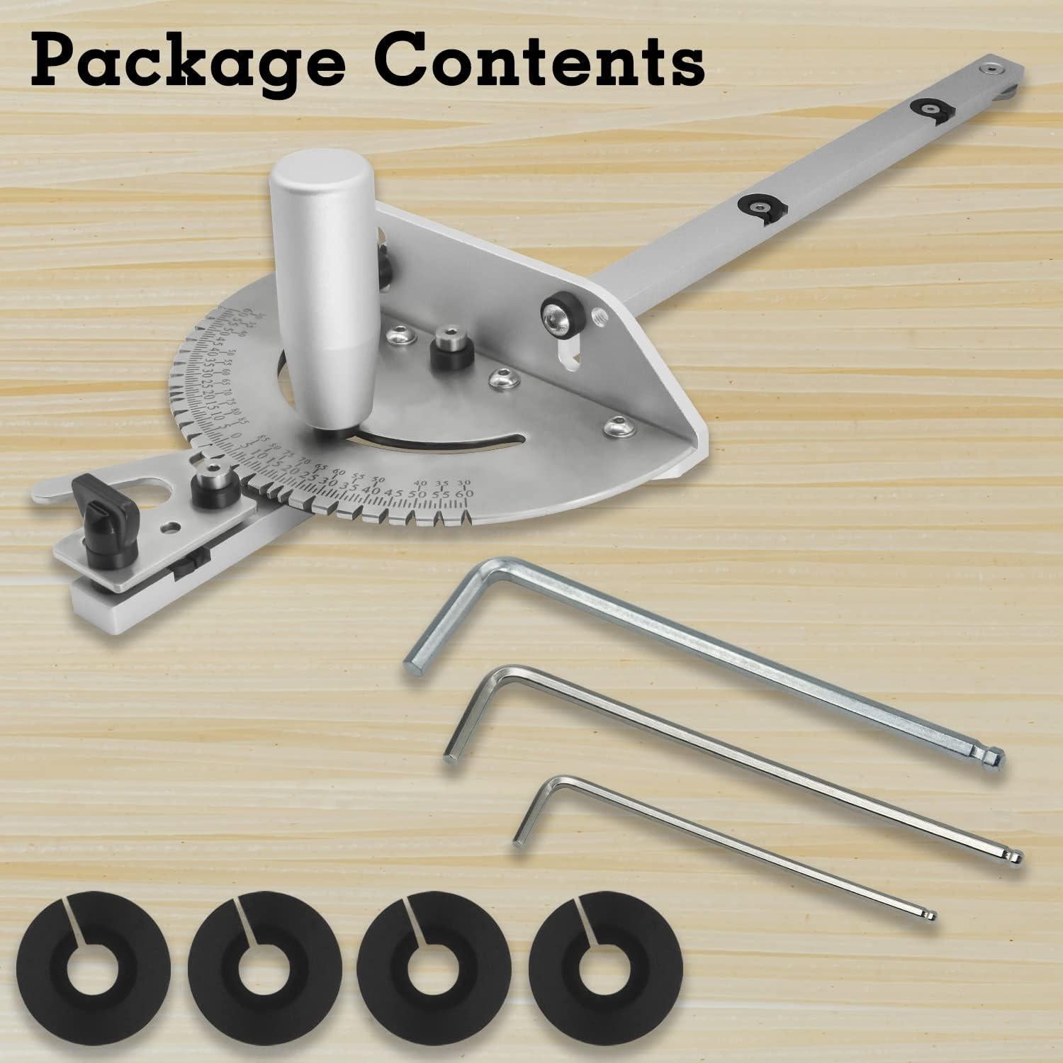 Medidor de Inglete de Precisión Kingson 1.02kg 27 Paradas