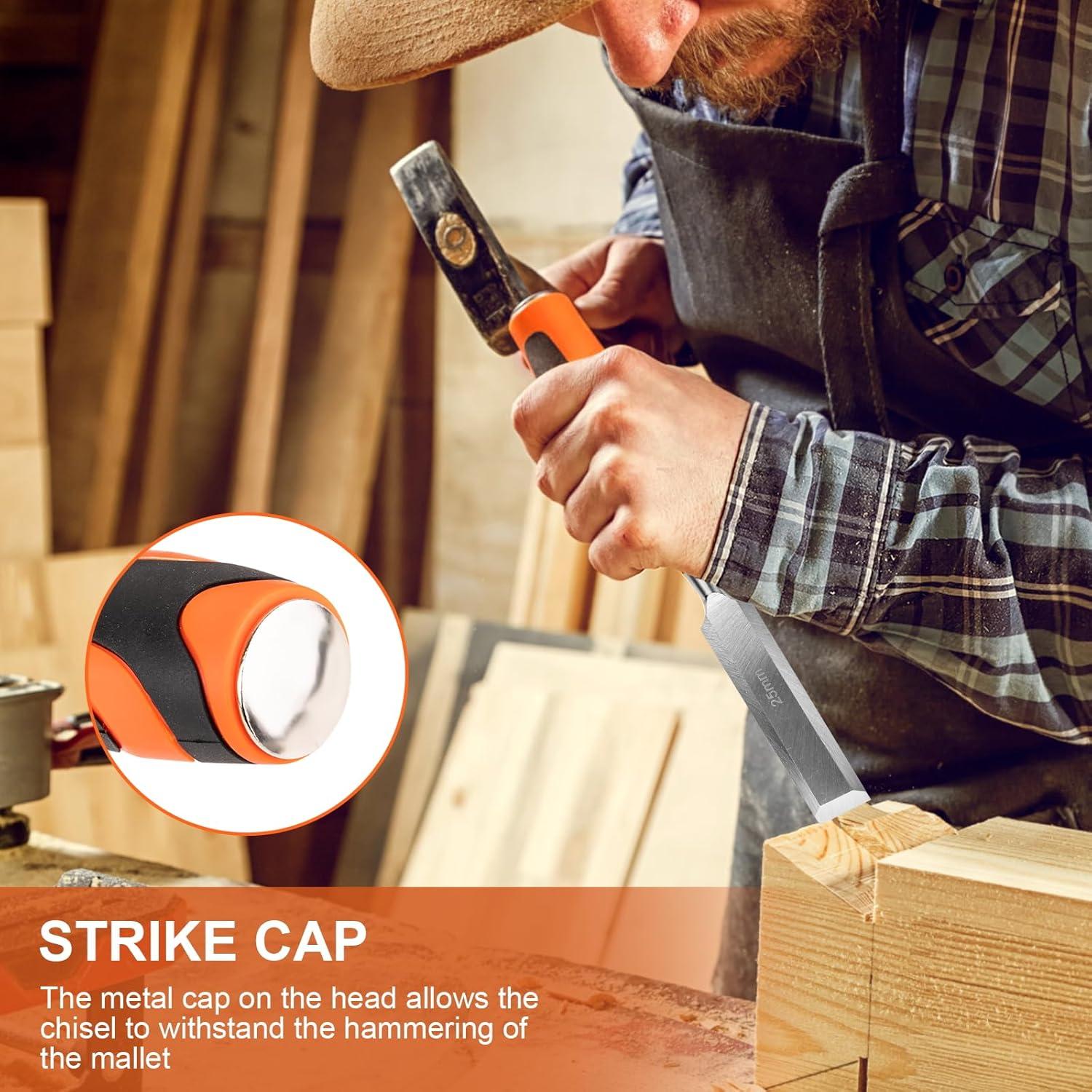 Juego de 10 Cuchillas de Madera Yunziling con Guía y Piedra