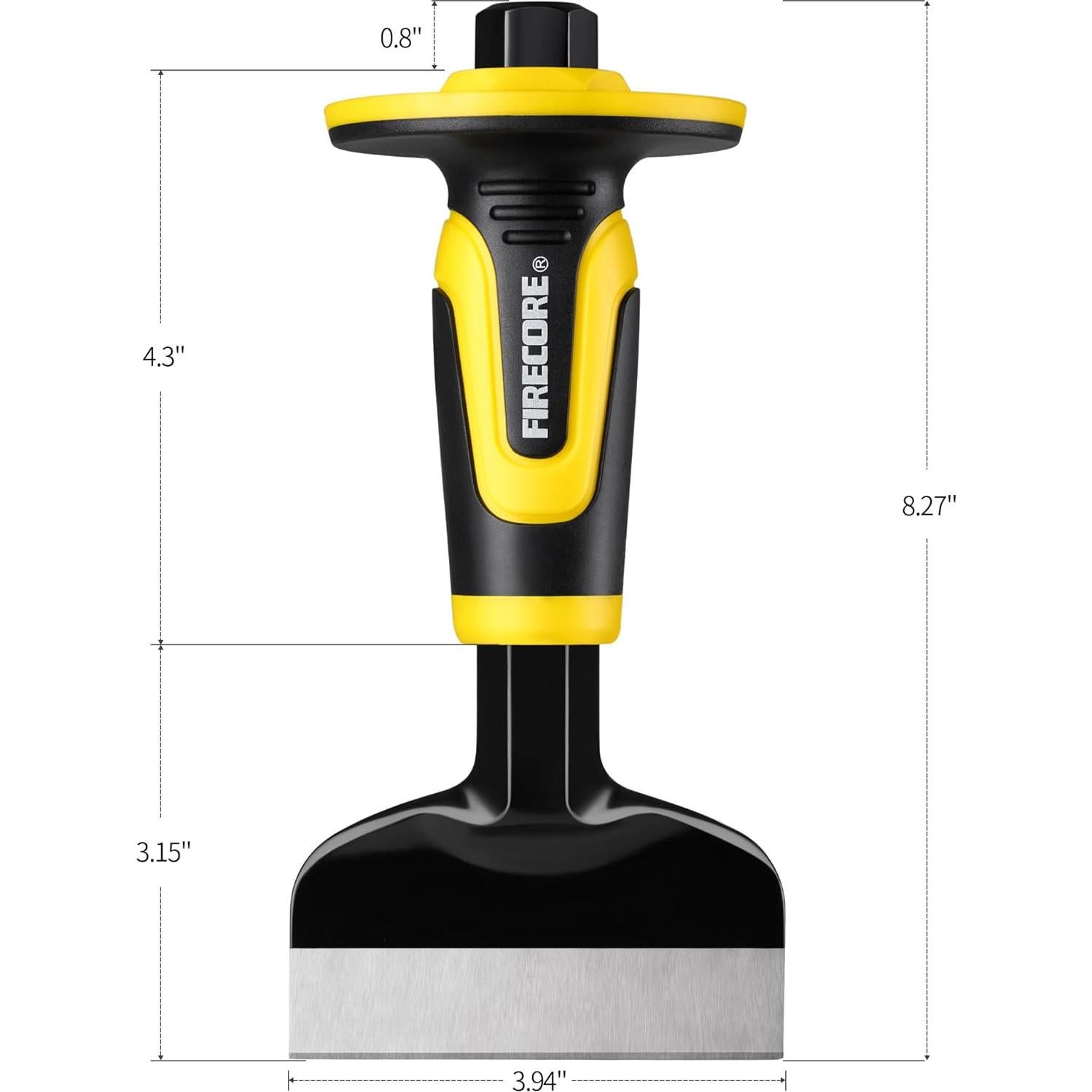 Cincel de mampostería Firecore 10 cm con protección de mano