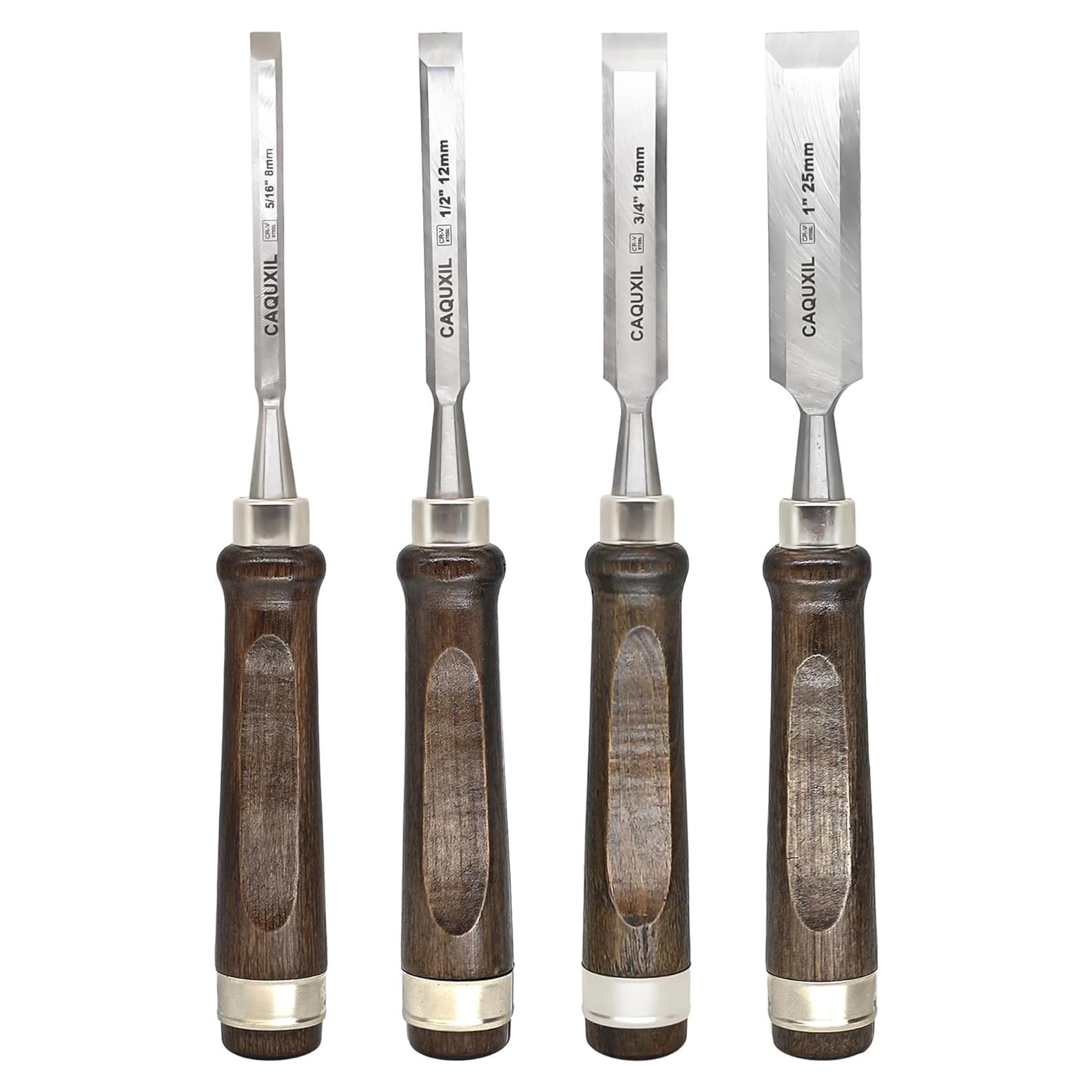 Juego de Cinceles de Carpintería CAQUXIL 4 Piezas 275mm