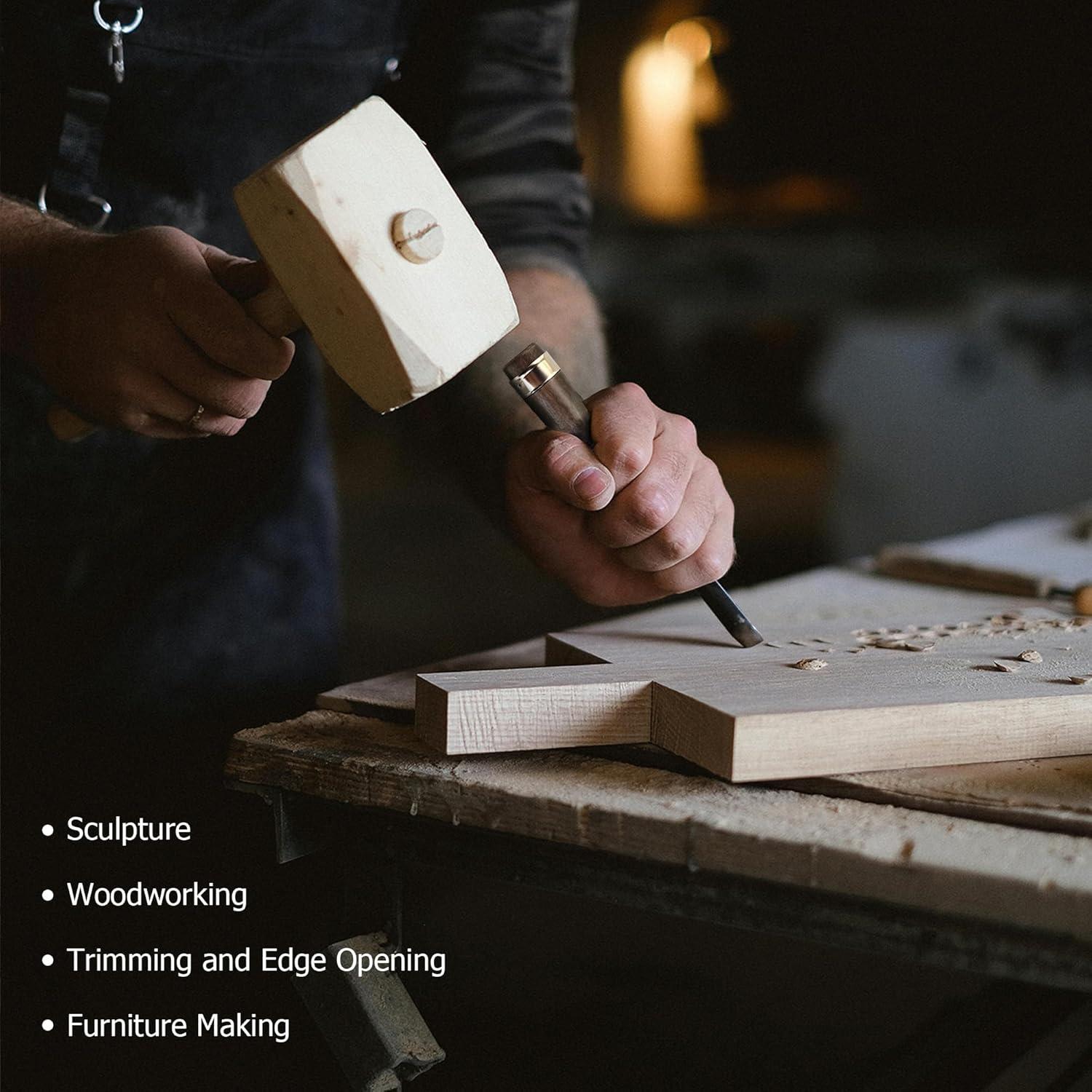 Juego de Cinceles de Carpintería CAQUXIL 4 Piezas 275mm