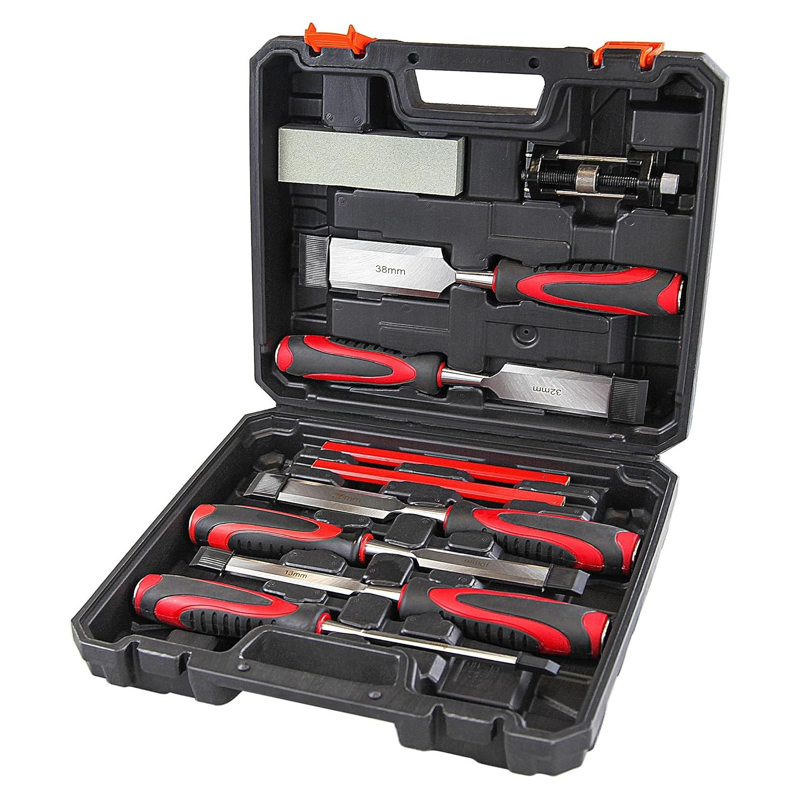 Juego de Cinceles de Madera 10 Piezas Wesleydrill CR-V