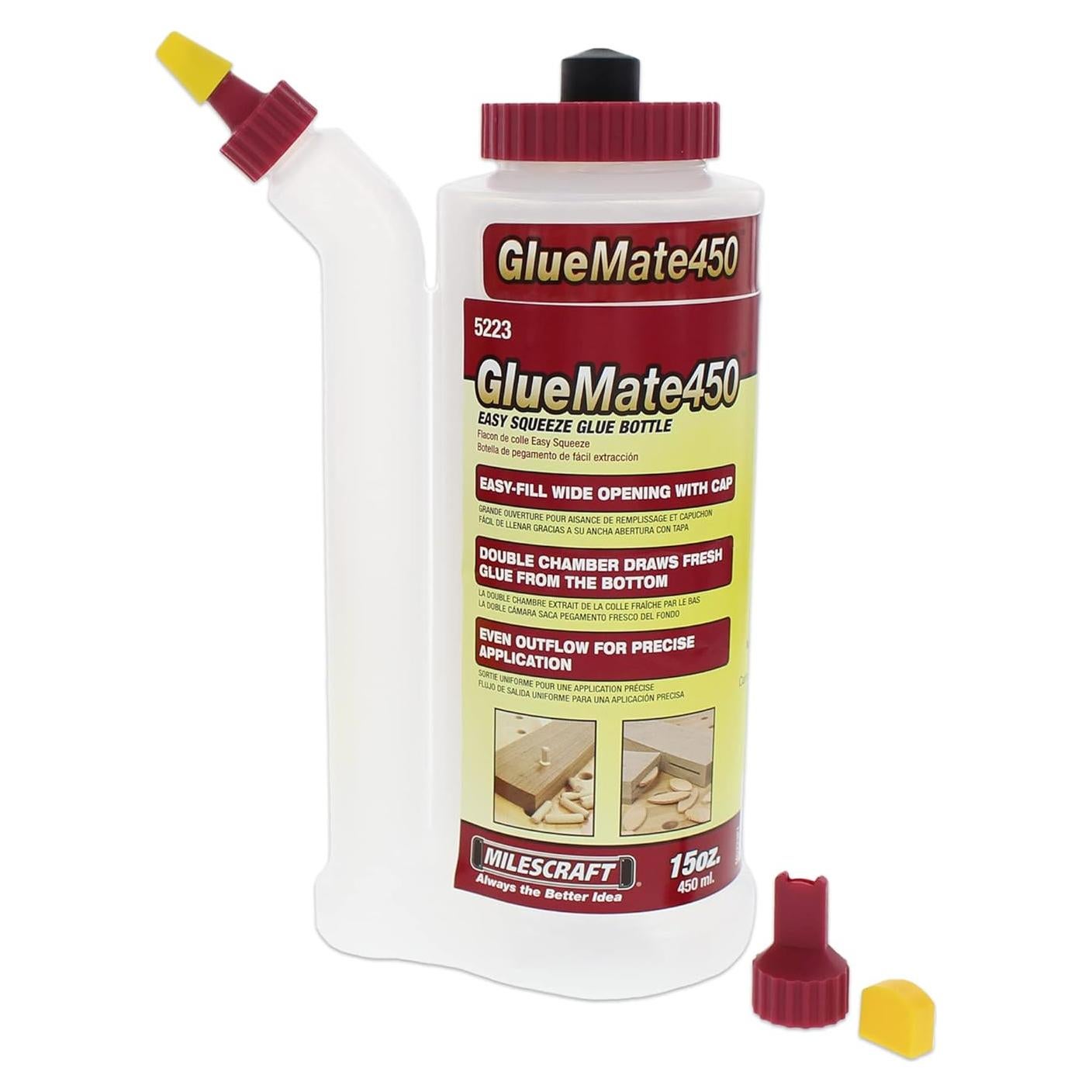 Botella de Pegamento Milescraft Glue Mate 450ml - Antigoteo
