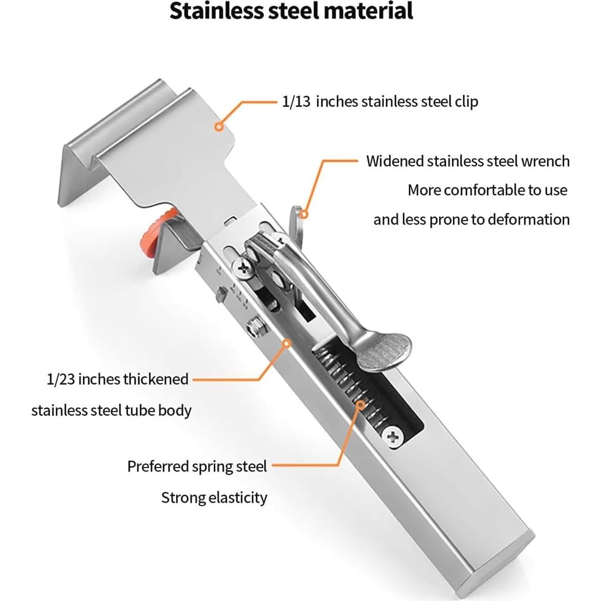 Grapas de Instalación Ajustables AGPVZUQL para Cajones - 2 Juegos