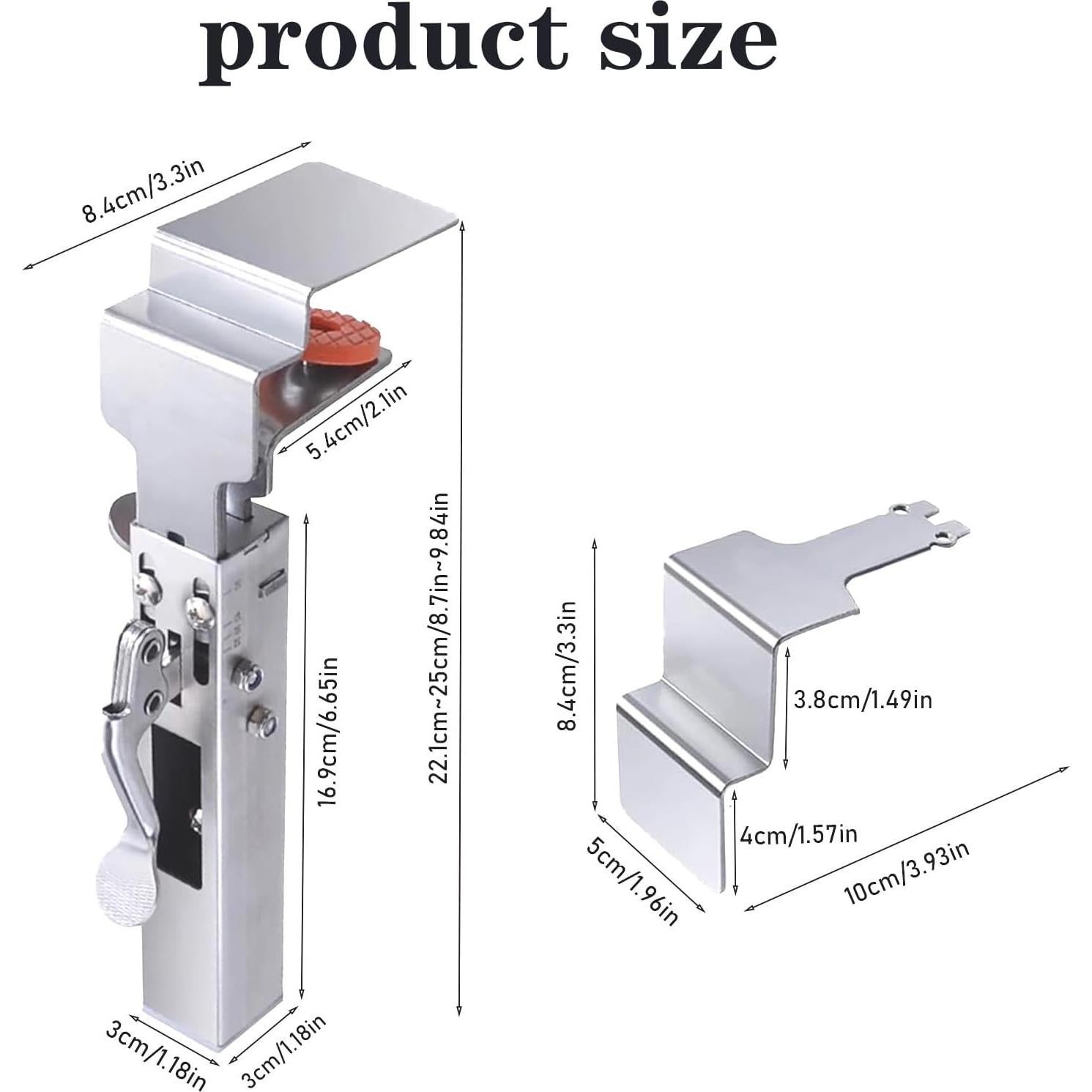 Grapas de Instalación Ajustables AGPVZUQL para Cajones - 2 Juegos