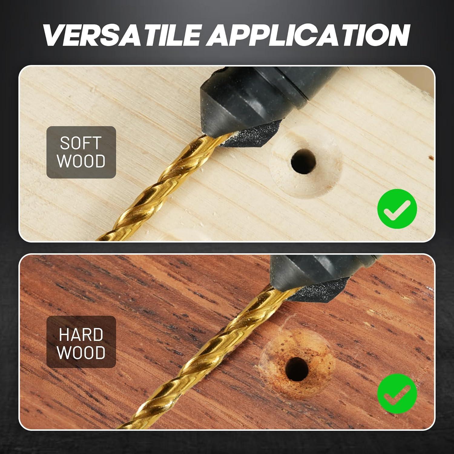 Juego de Brocas Avellanadoras EZARC 12 Piezas con Soporte