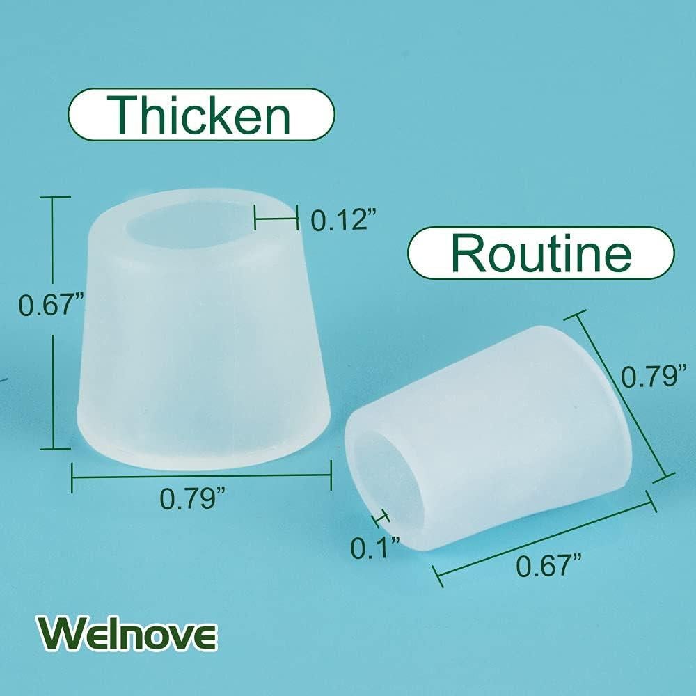 Protectores de Dedos de Gel Welnove 16 PCS Ajustables para Callos