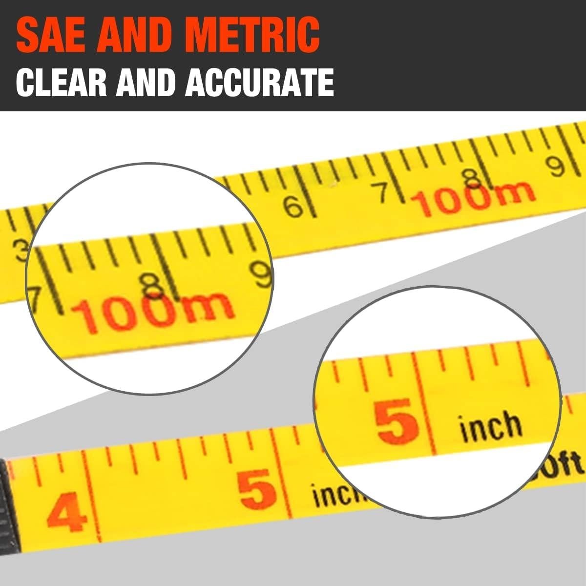 Cinta Métrica de Fibra de Vidrio DNA Motoring 100.58 m
