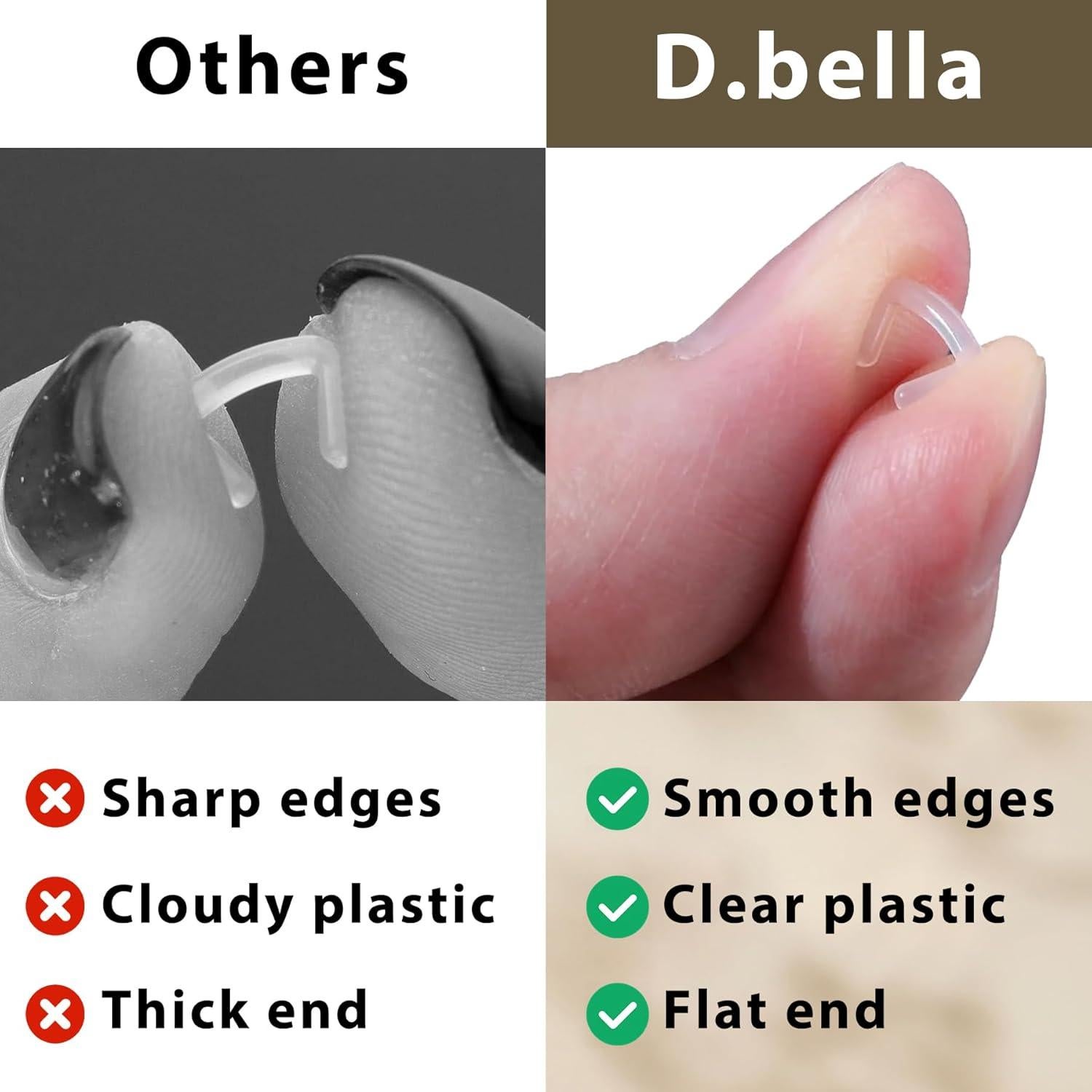 Retenedor de Septum Claro D.Bella 14G 16G Bioflex Flexible