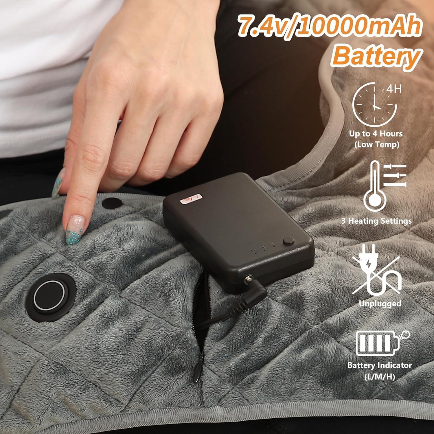 Almohadilla Térmica Inalámbrica Vofuoti para Cuello 40x56cm