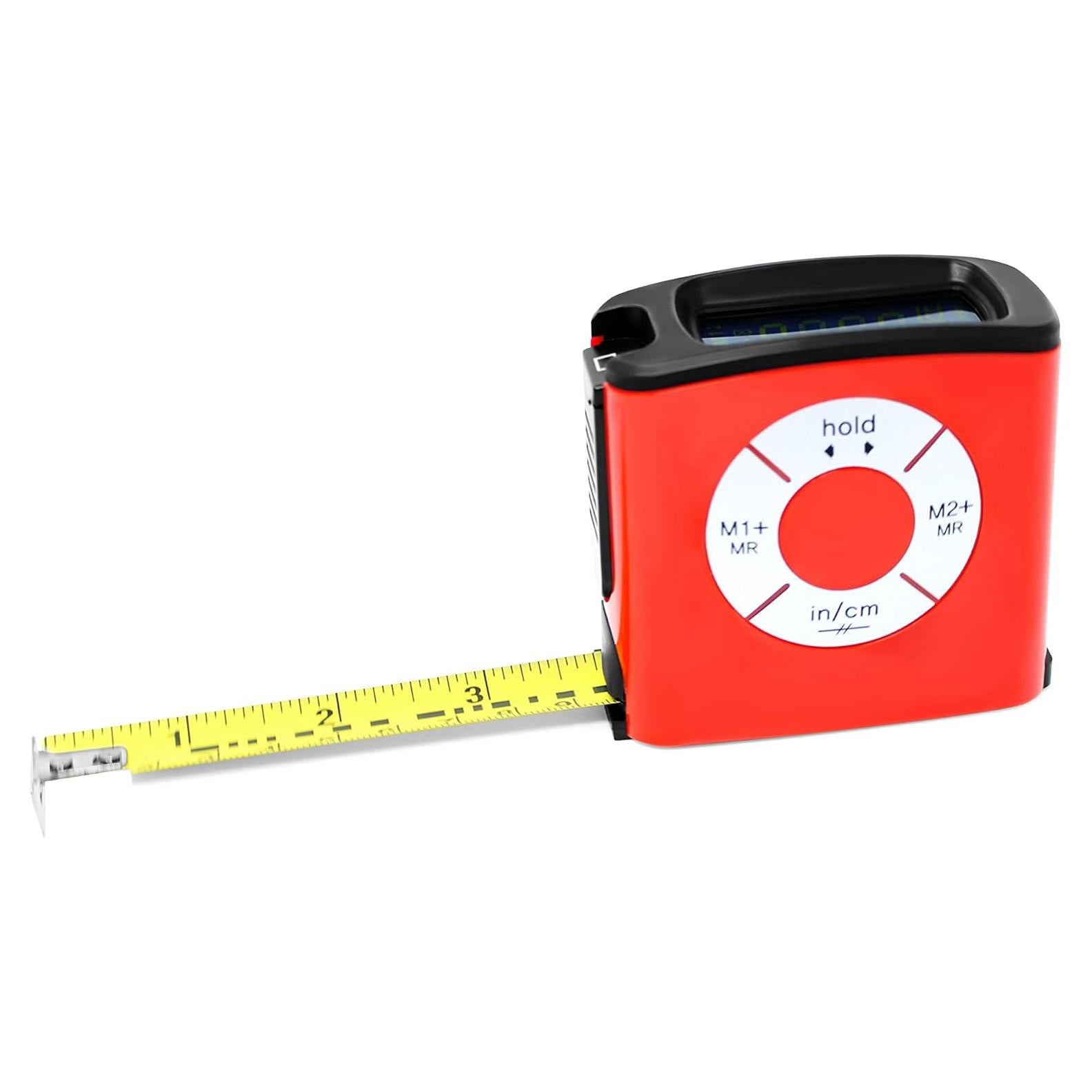 Cinta Métrica Digital HISS 4.88 m con Pantalla LED