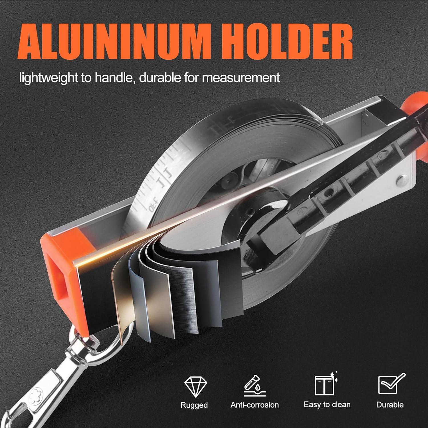 Cinta de Medición de Aceite Cekegon 10M Acero Inoxidable