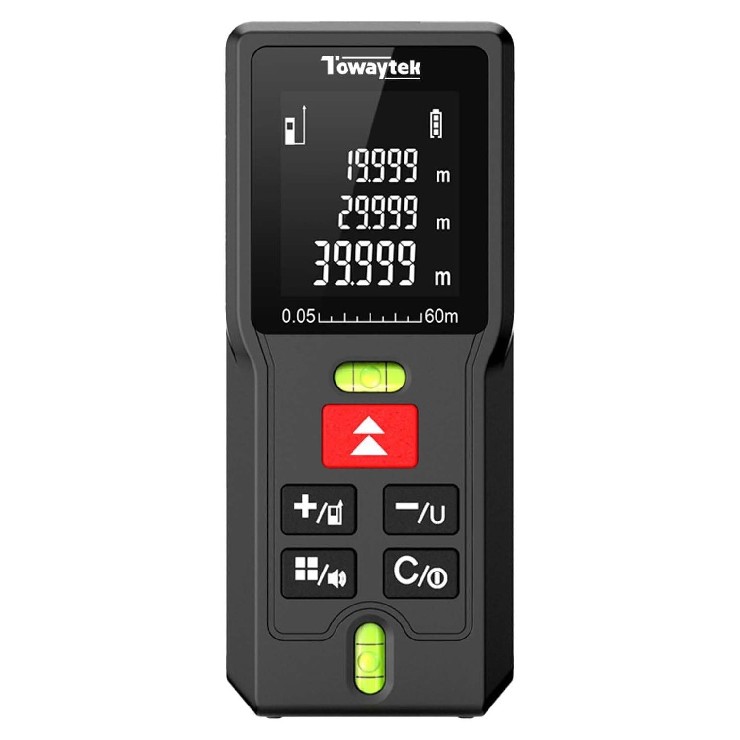 Medidor Láser Digital Towaytek MD60 60m Precisión ±2mm
