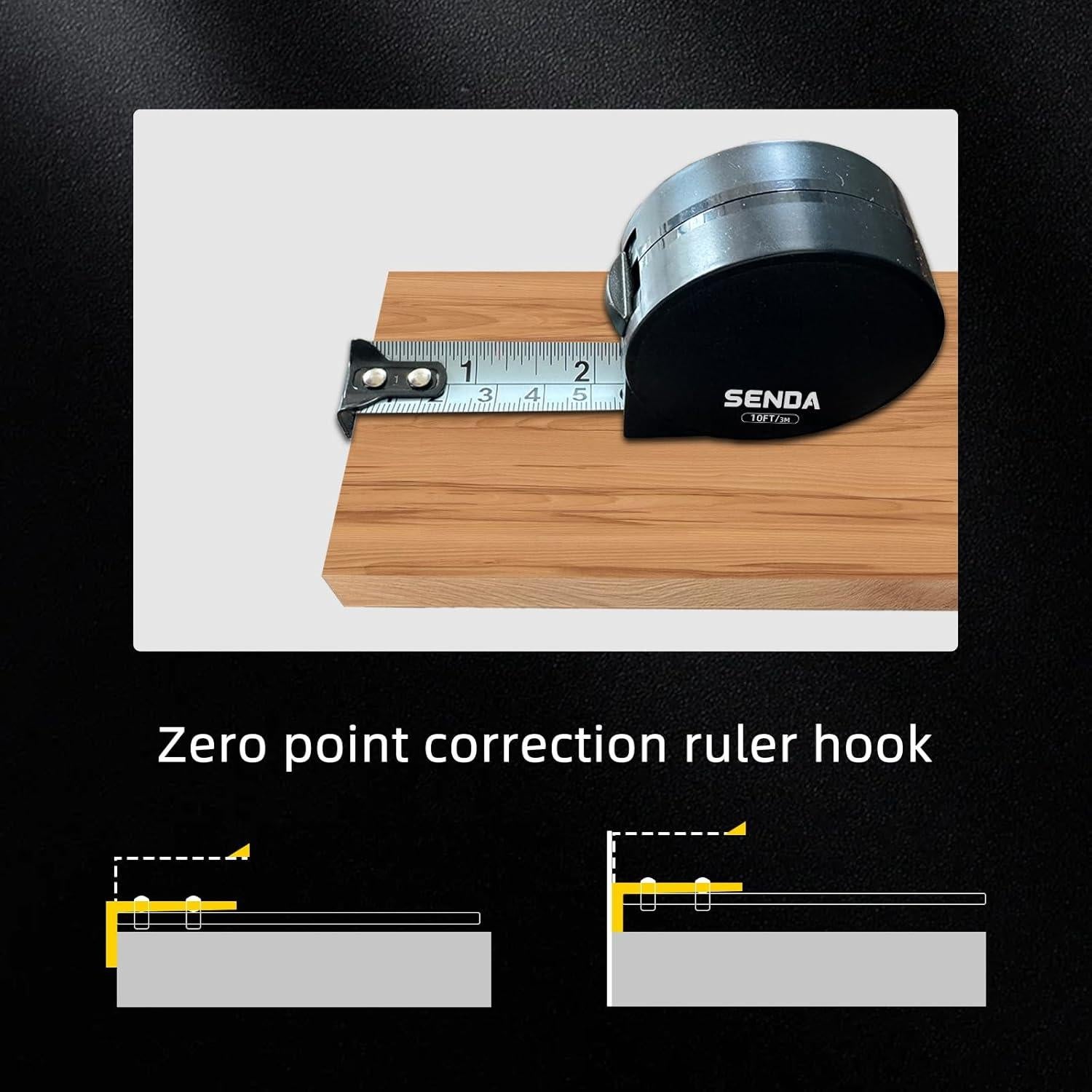 Cinta Métrica Compacta SENDATOOLS 3m D12 Precisión