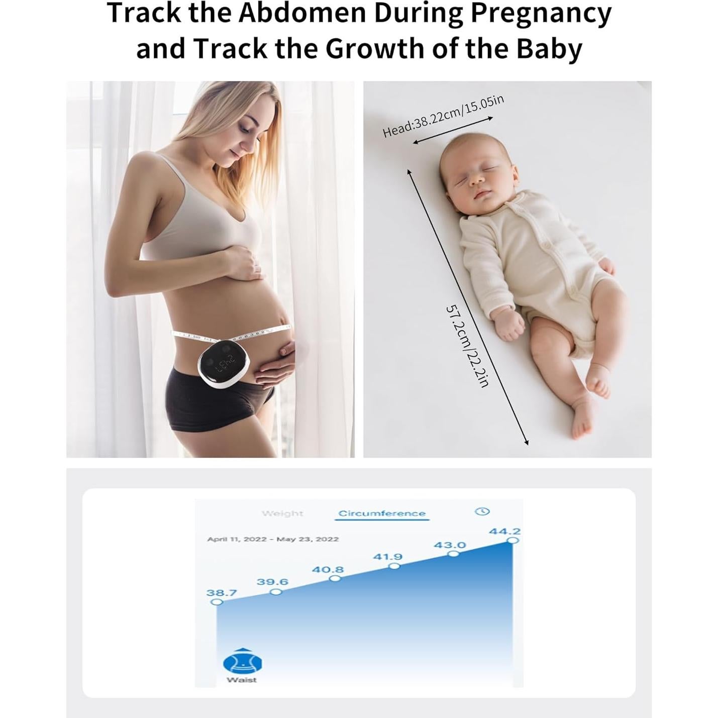 Cinta Métrica Corporal Inteligente Gdncbm Bluetooth 150cm