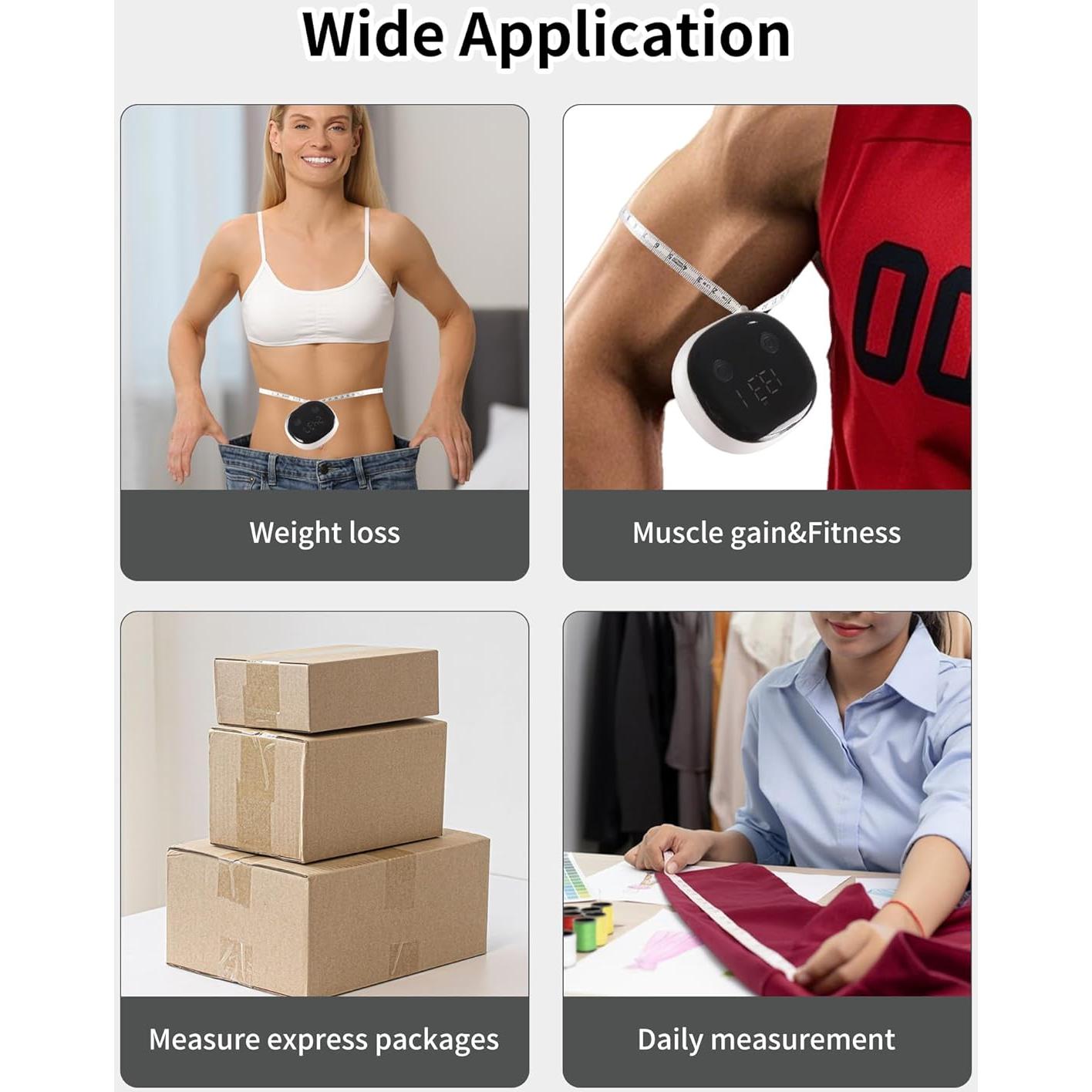 Cinta Métrica Corporal Inteligente Gdncbm Bluetooth 150cm