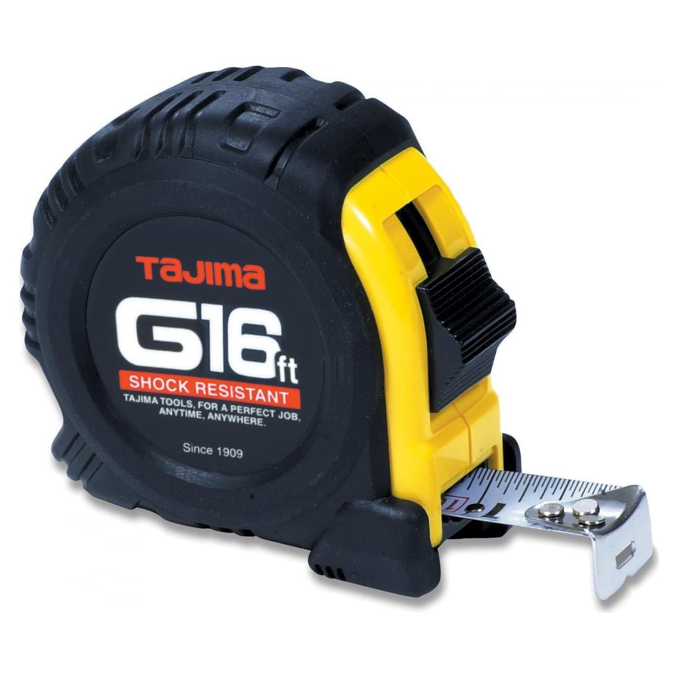 Cinta Métrica Tajima G-16BW 4.88 m x 2.54 cm Resistente
