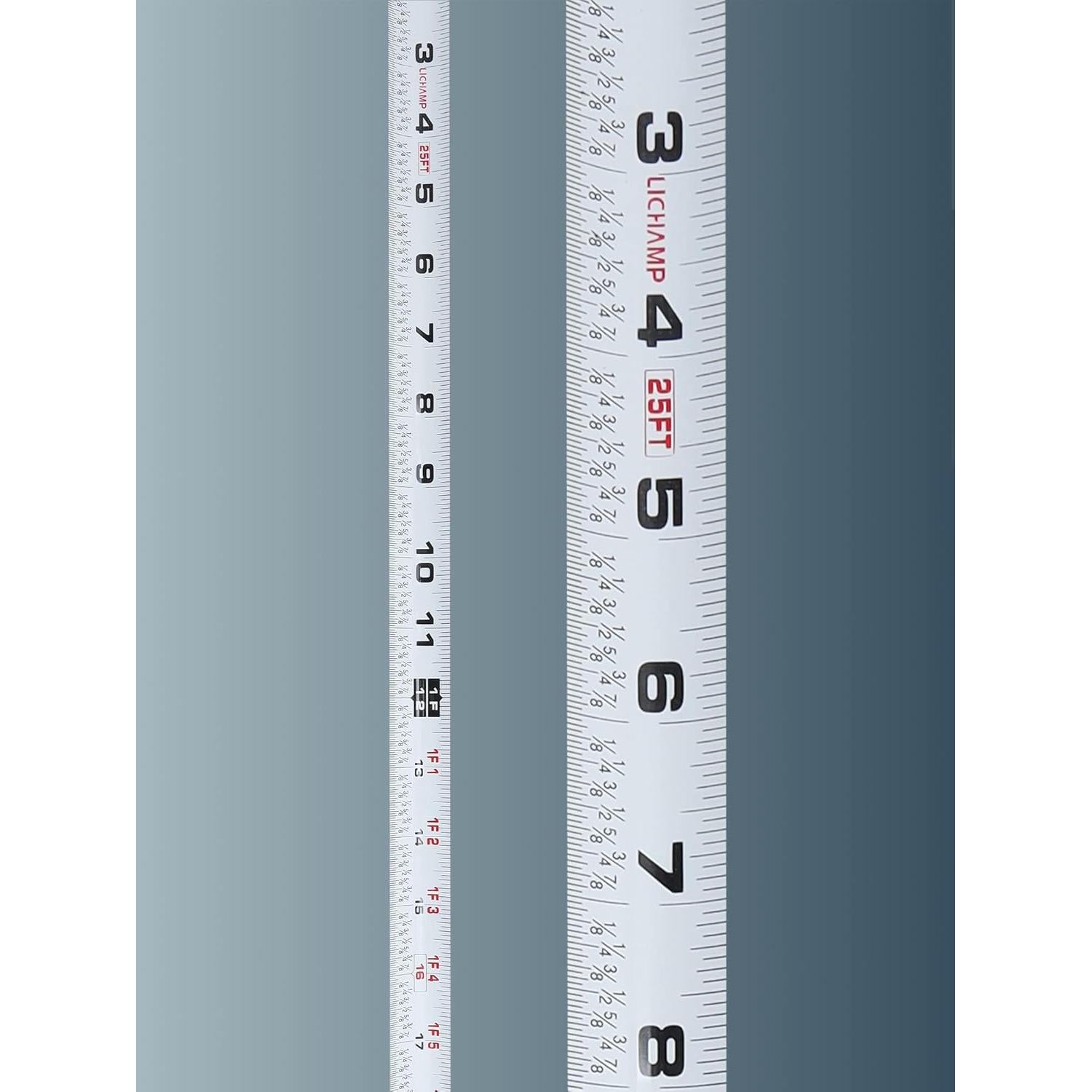 Cinta Métrica Lichamp 3 Piezas 7.5m Rosa con Fracciones