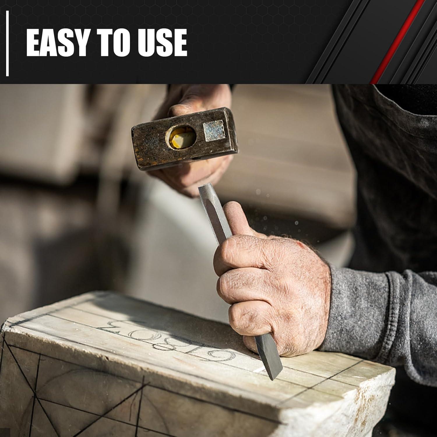 C&T Set de Cinceles Fríos 3 Piezas 9.5, 12.7, 15.9 mm