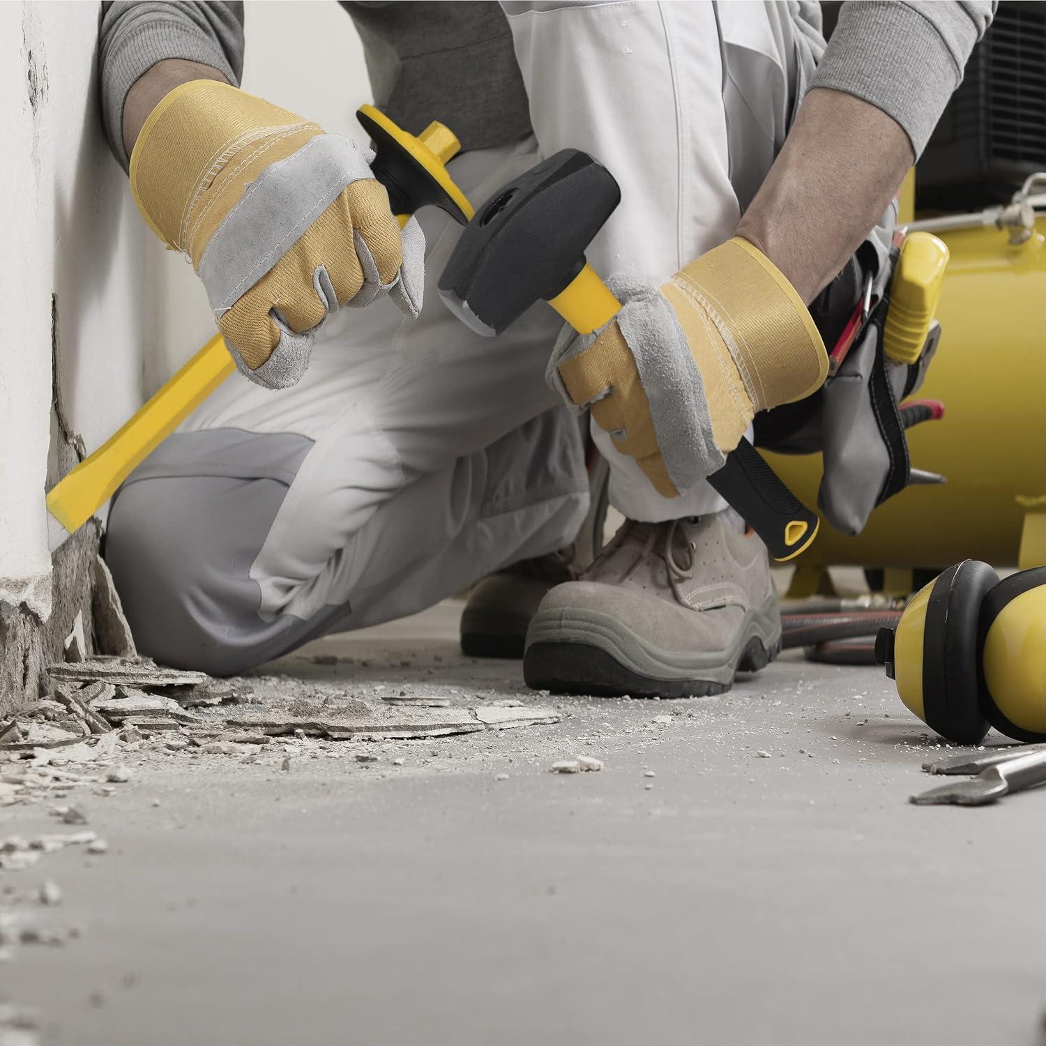 Juego de Martillo y Cincel KURUI 3lb con Protección para Manos