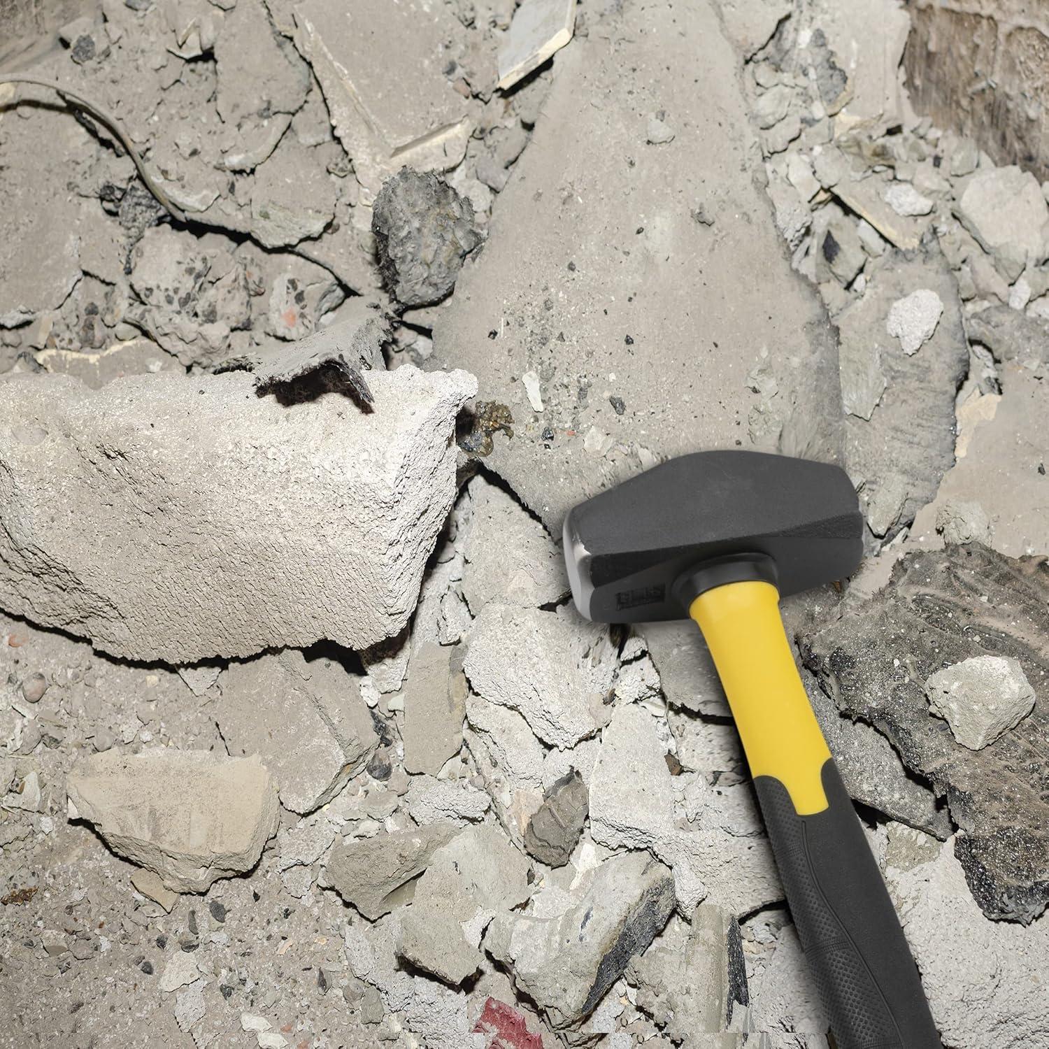 Juego de Martillo y Cincel KURUI 3lb con Protección para Manos