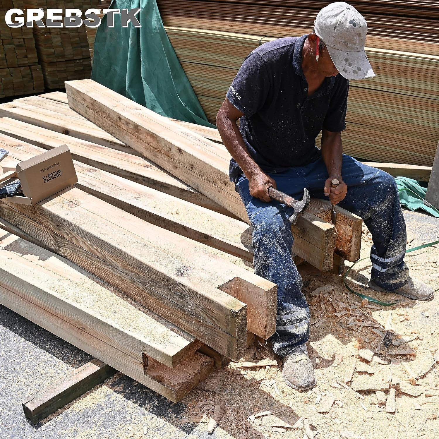 Juego de Cinceles de Madera GREBSTK 5 Piezas Acero Cr-V