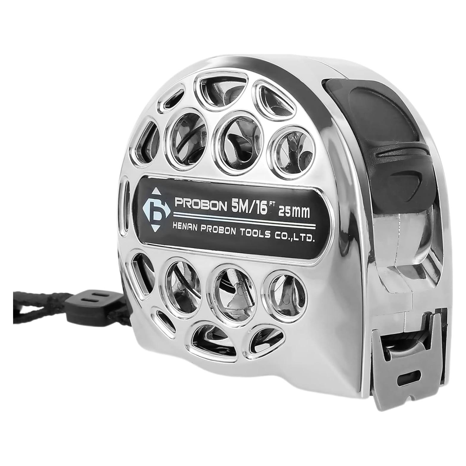 Cinta Métrica Retráctil 5m Acero Inoxidable SOEWWEKLAX