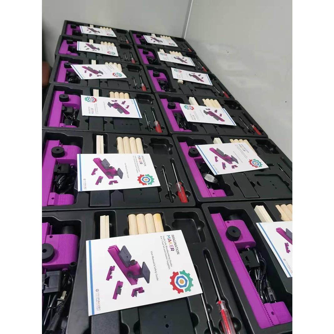 Kits de Herramientas de Carpintería 4 en 1 ZHRUI para Niños