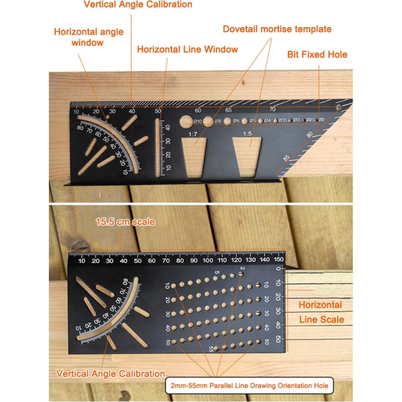 Escuadra de Trabajo de Aluminio Foogles - Plantilla 3D