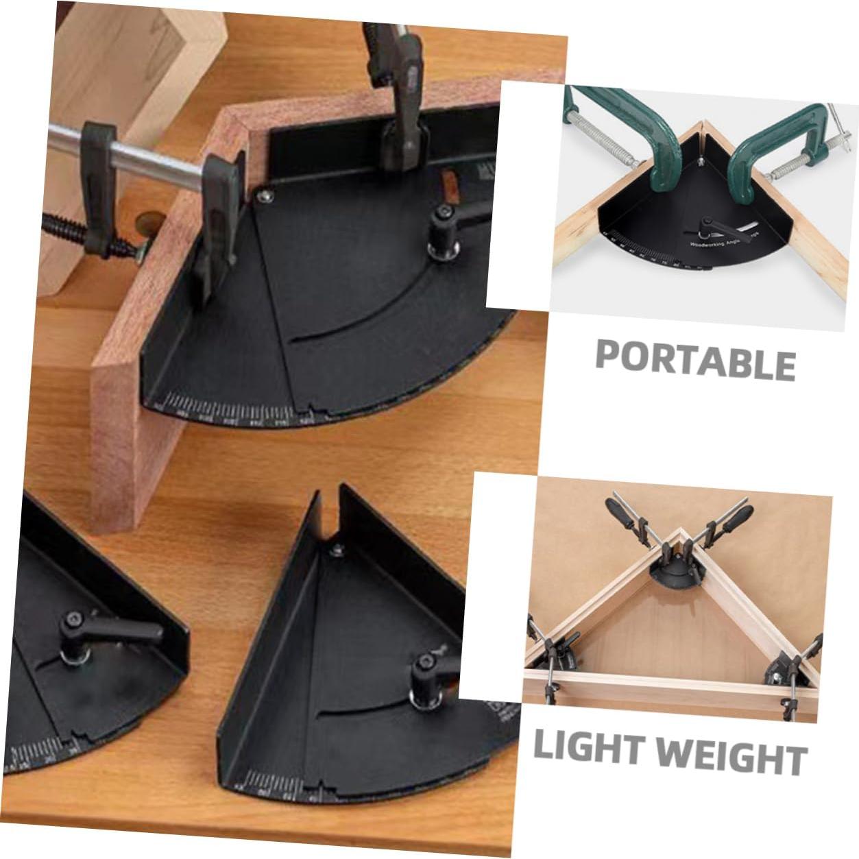 Abrazadera de Esquina Ajustable para Carpintería ETHZZLE 31x15cm