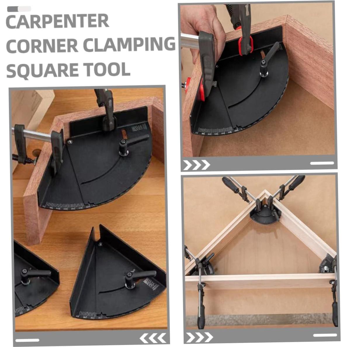 Abrazadera de Esquina Ajustable para Carpintería ETHZZLE 31x15cm