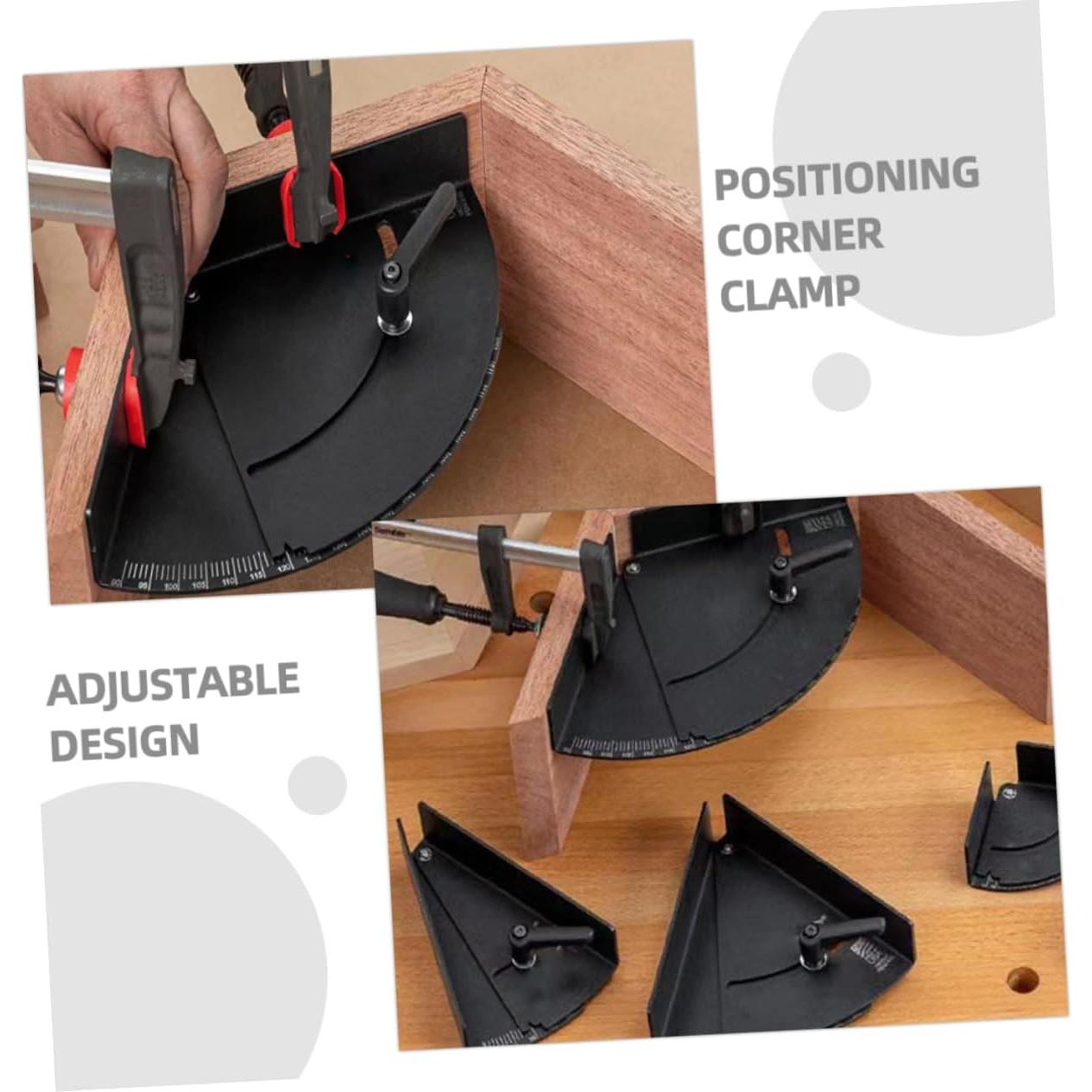 Abrazadera de Esquina Ajustable para Carpintería ETHZZLE 31x15cm