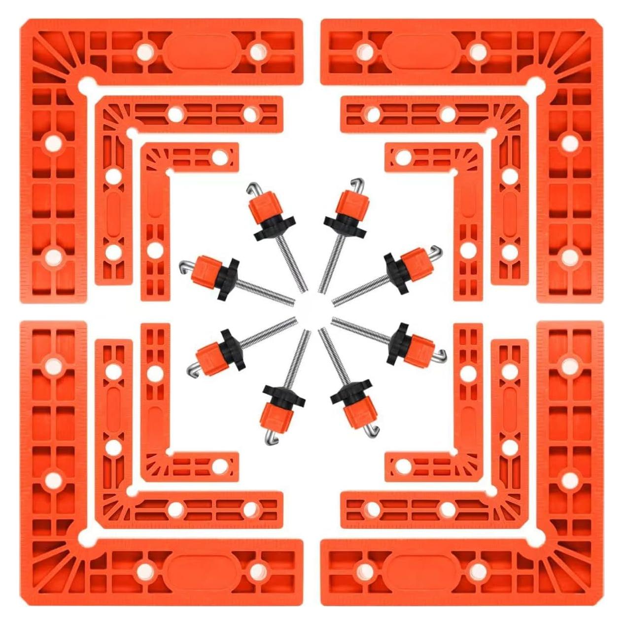 Abrazaderas de Esquina 90° Batidora - 12 Piezas Ajustables