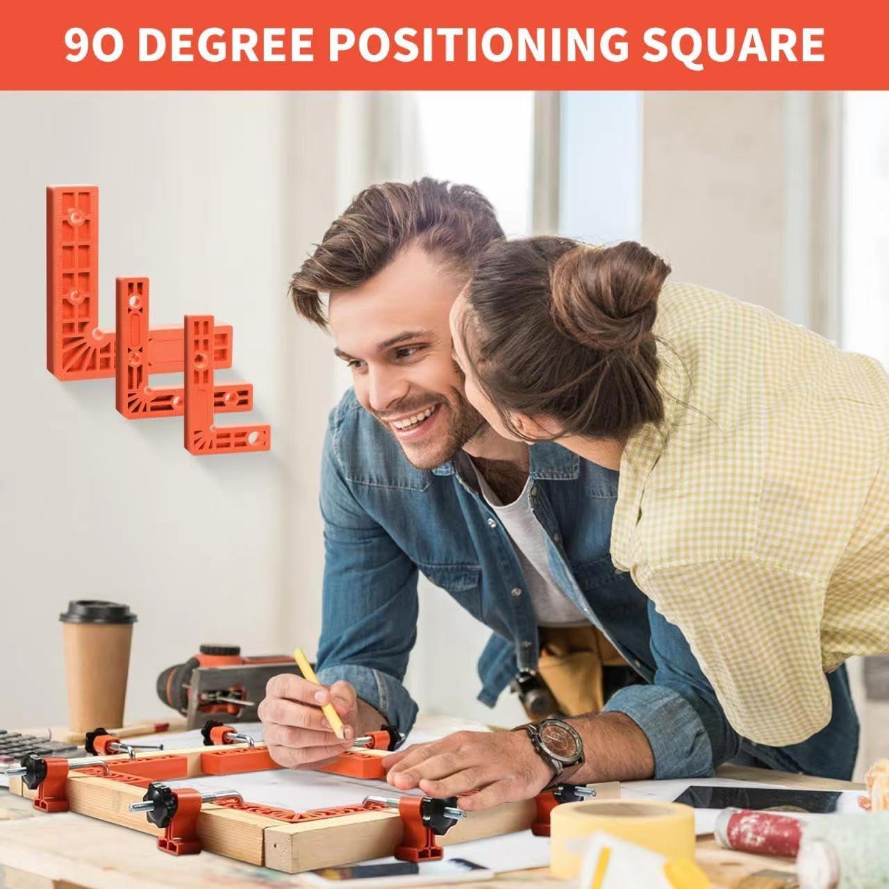 Abrazaderas de Esquina 90° Batidora - 12 Piezas Ajustables