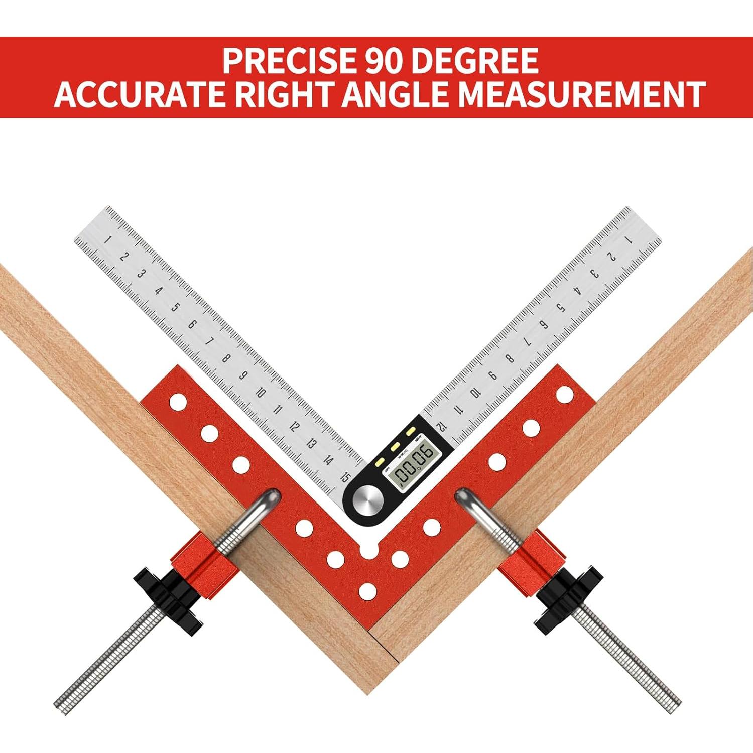 Abrazaderas de Esquina WolfPawn, Paquete de 4, Aluminio 90°