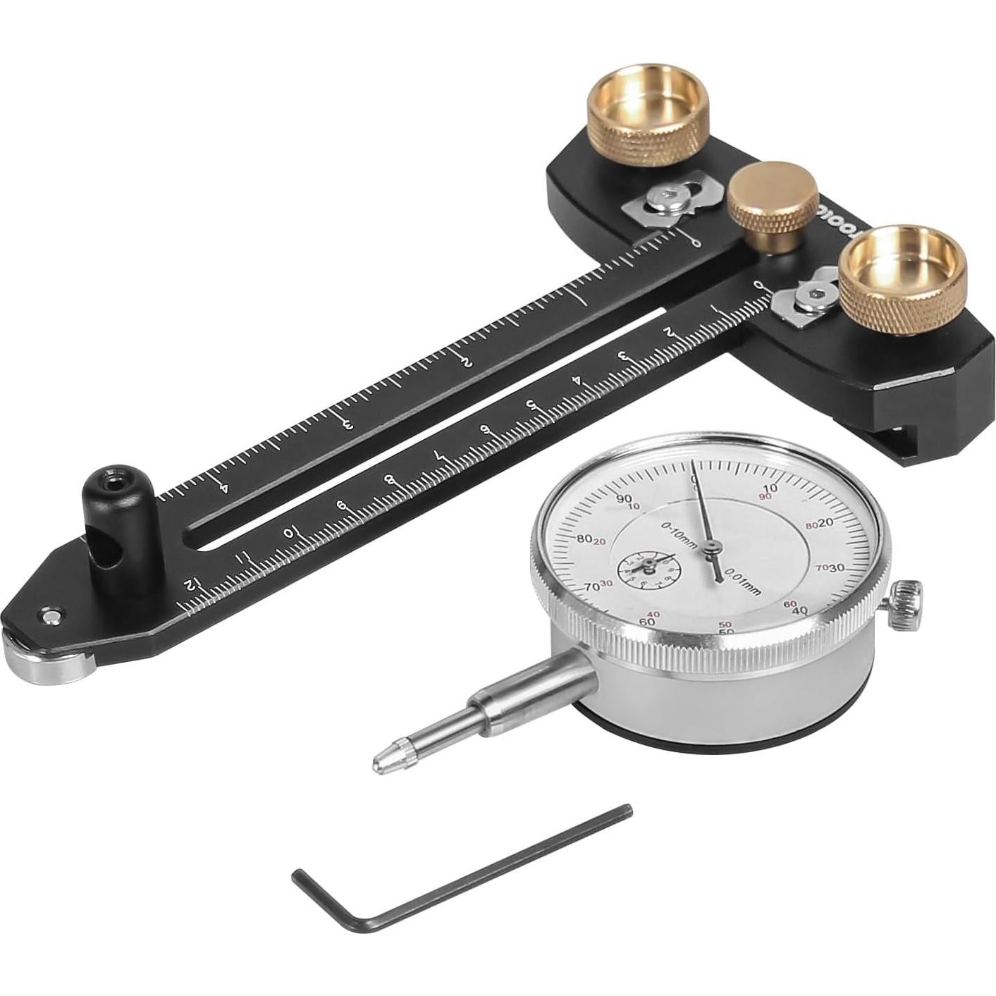 Calibrador de Alineación de Sierra de Banco TOOLCOOL 0-10mm