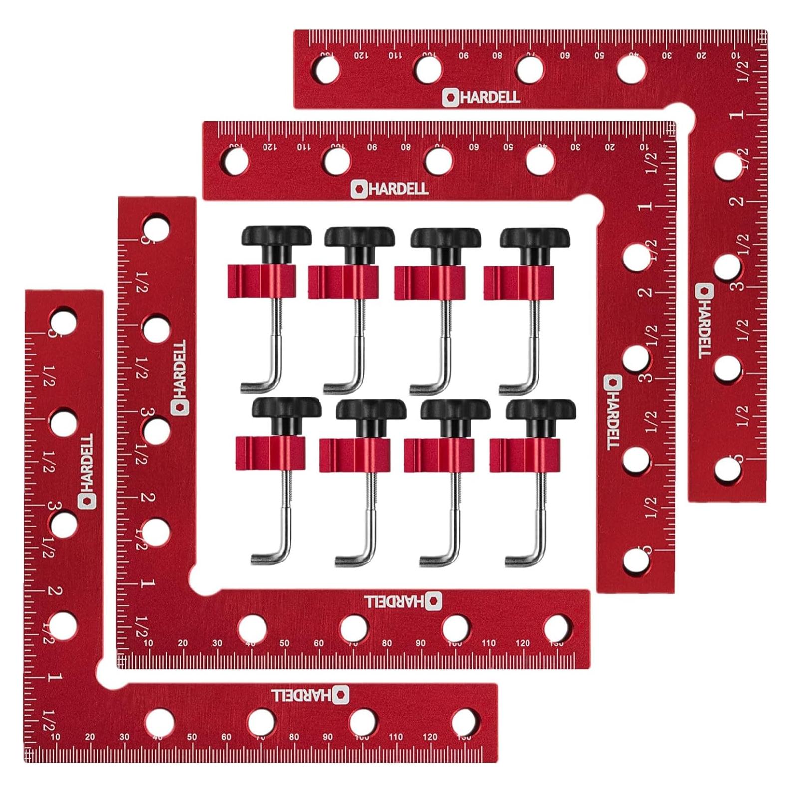 HARDELL Cuadrados de Posicionamiento 90° 14x14cm 4 Pack