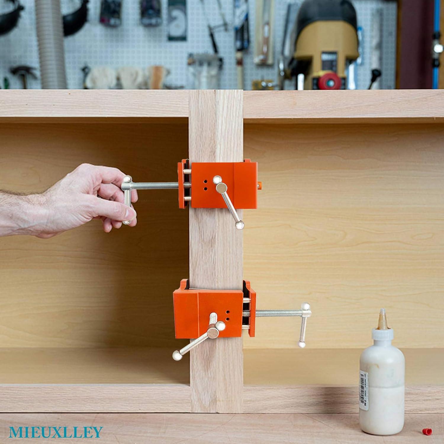 Abrazaderas de Gabinete MIEUXLLEY, 2 Piezas, Naranja, 15.24x7.62cm