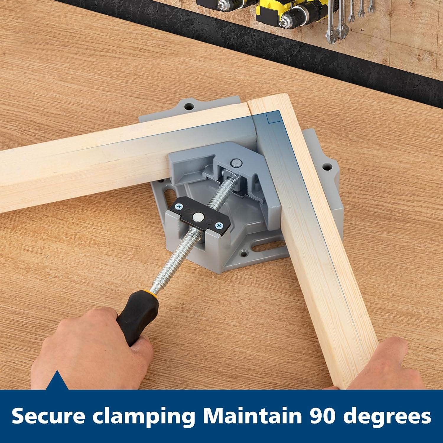 4 Abrazaderas de Carpintería en Ángulo Recto MaxxGeek 3.23kg