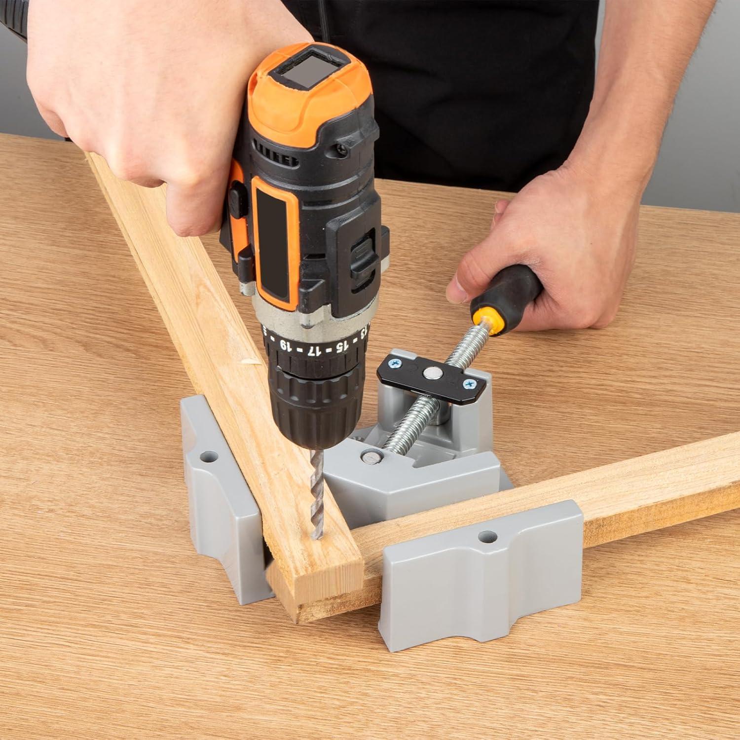 4 Abrazaderas de Carpintería en Ángulo Recto MaxxGeek 3.23kg